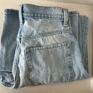 Women’s baggy wide leg jeans